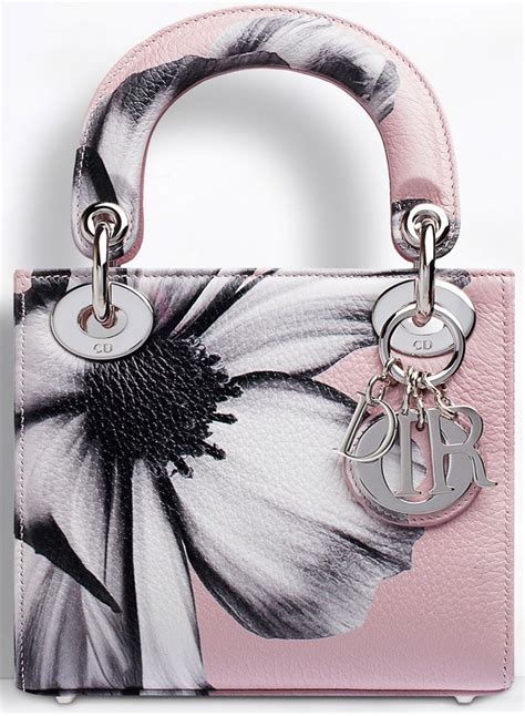 the lady dior flower bag.